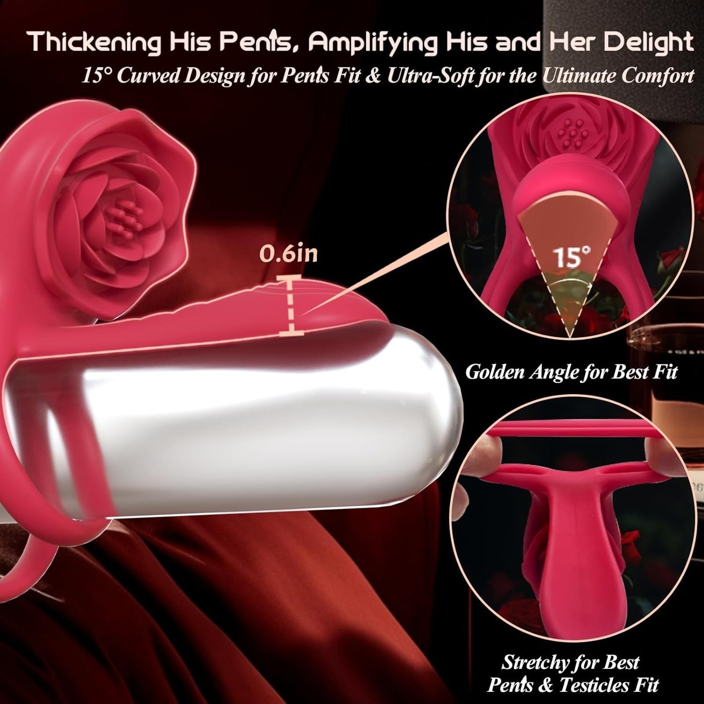 Vibrating Cock Ring For Men