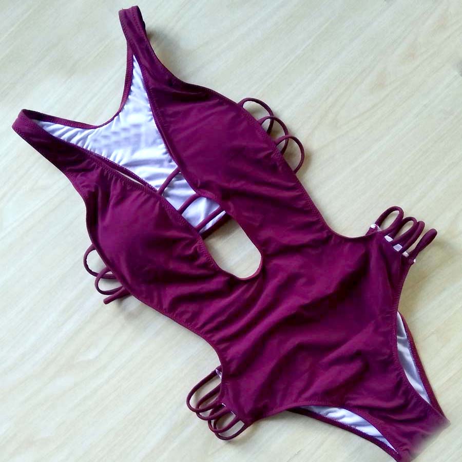 Sexy Printed Women Swimwear One Piece Swimsuit Female High Cut