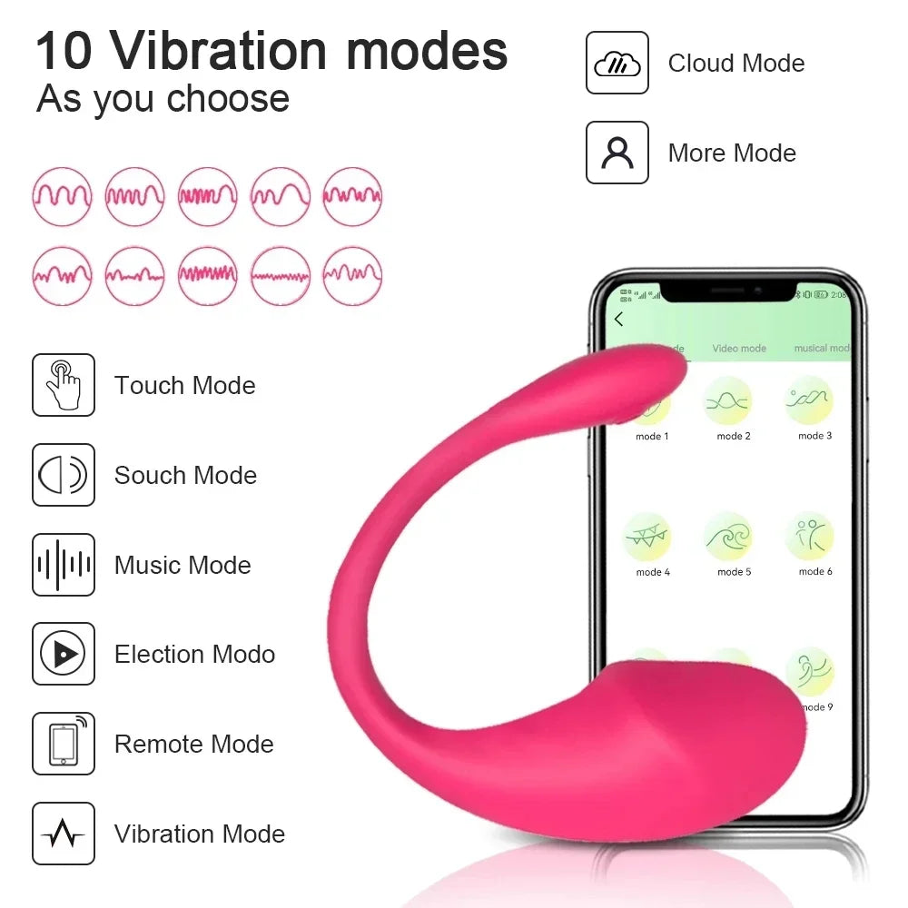 Sex Toys Bluetooth G Spot Dildo Vibrator for Women APP Remote Control