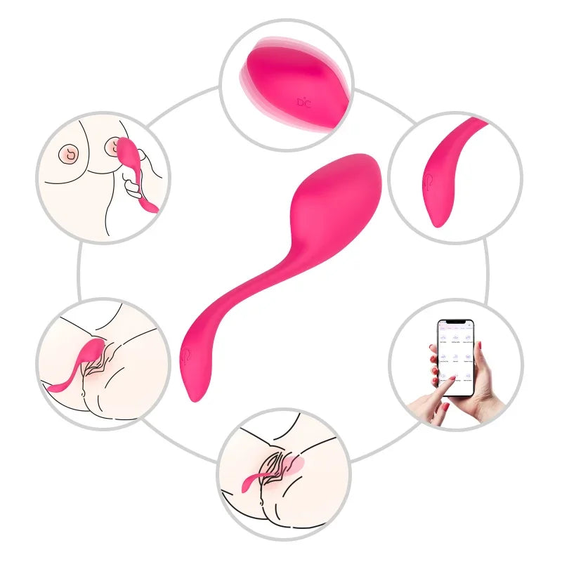 Female Adult Masturbation Sex Toys Flamingo Mobile App Offsite Remote
