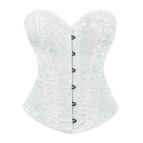 Corset Bone Clothing Steel Boned Sexy Court Corset Laced Waist Cincher