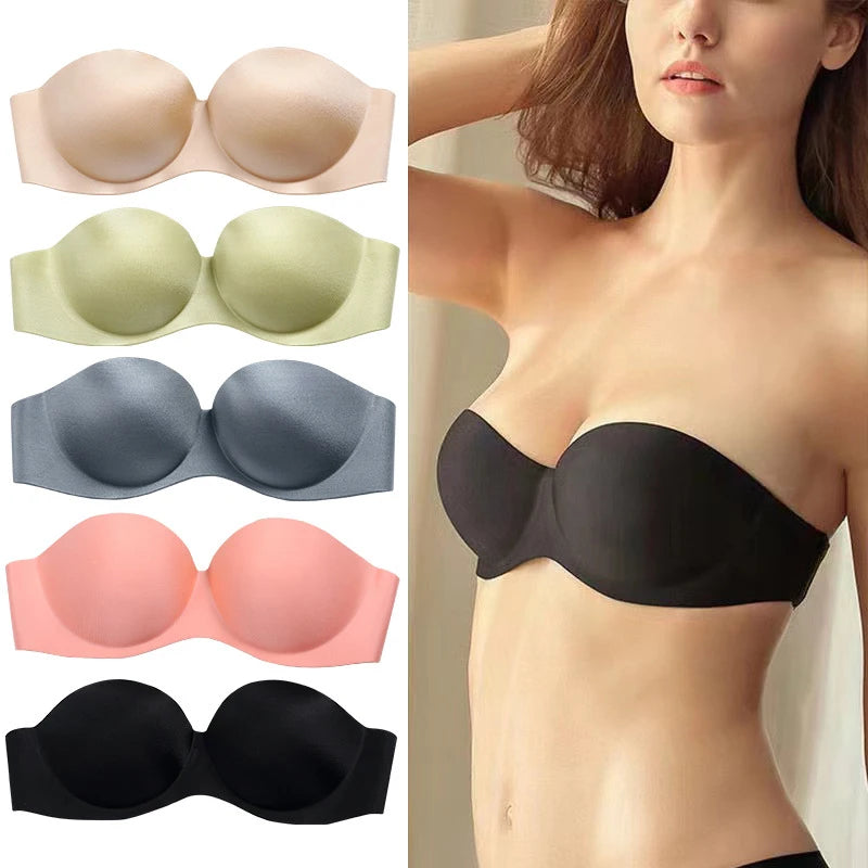 Front Closure Sexy Push Up Bra Women Invisible Bras Underwear