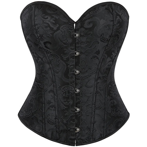 Corset Bone Clothing Steel Boned Sexy Court Corset Laced Waist Cincher