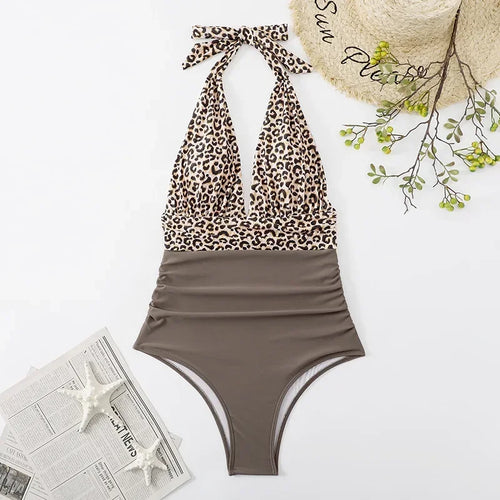 Fashion Printed One Piece Swimsuit Women Bathing Suit Sexy Bikinis
