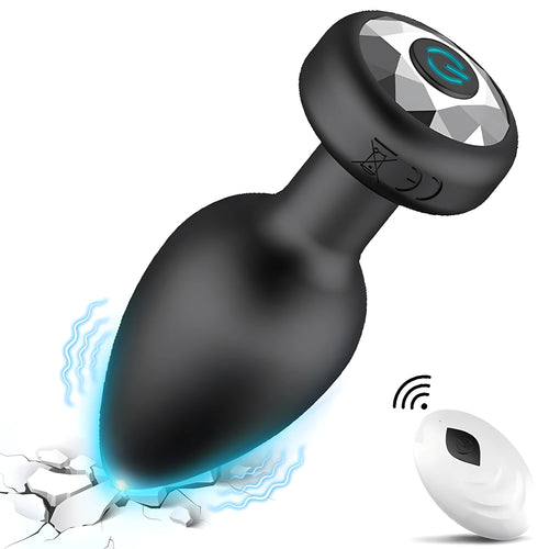 Remote Control Vibrator Butt Plug Men Prostate Massager Female