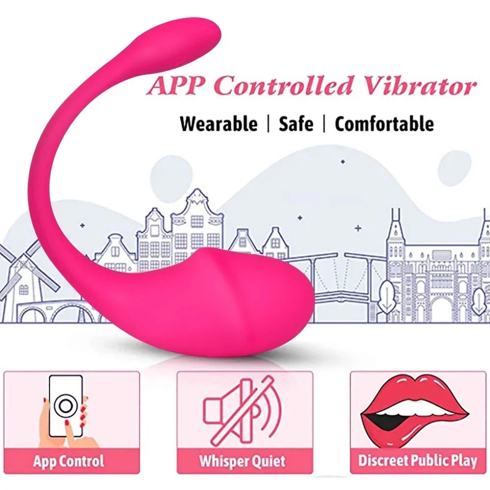 Sex Toys Bluetooth G Spot Dildo Vibrator for Women APP Remote Control