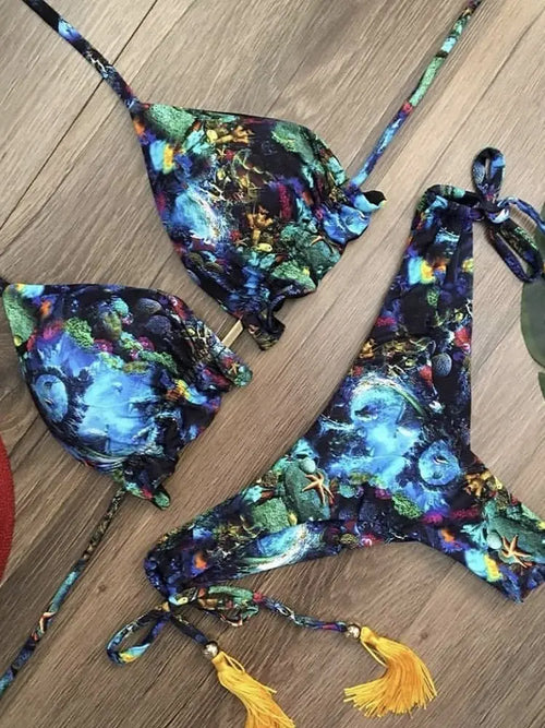 Micro Bikinis Sexy Swimwear Women Push-up Swimsuit
