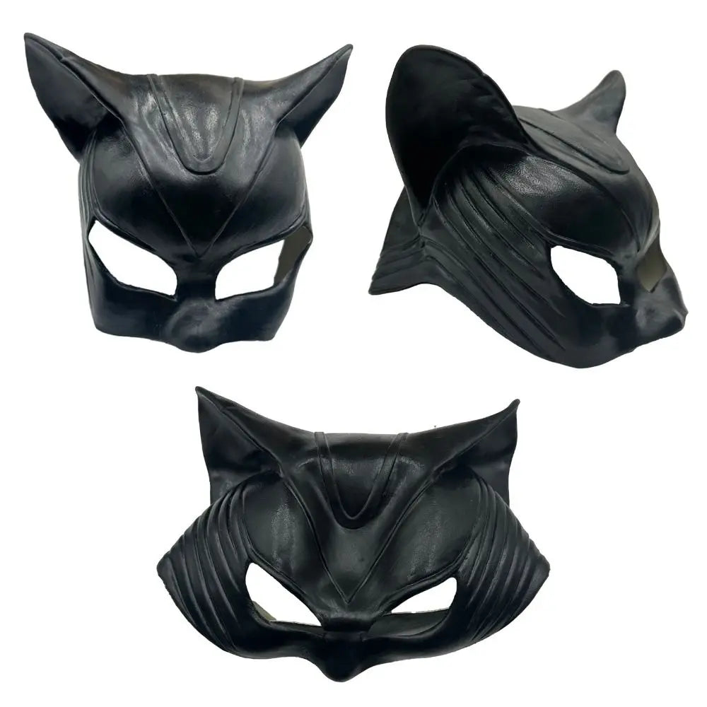 Catwoman Latex Mask — Sculpted Cat-Ear Face Mask
