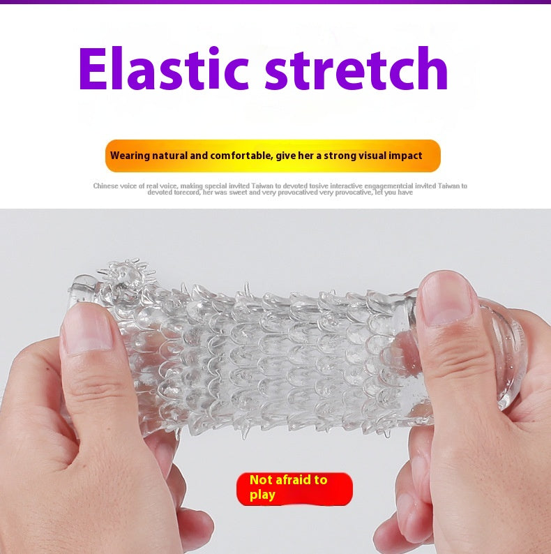 FaucetDragon ScaleDragon Root Long And Thick Crystal Wolf Tooth Spiny Condom For Men