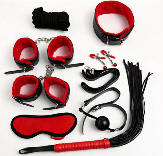 BDSM Bondage Restraint 10 pcs kit