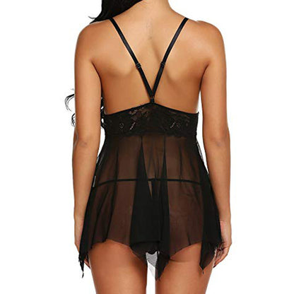 Mesh sling nightdress