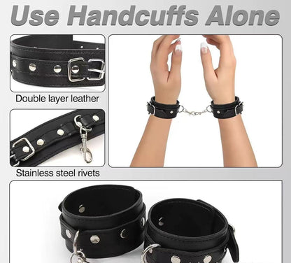 Leather Couples Bondage Set