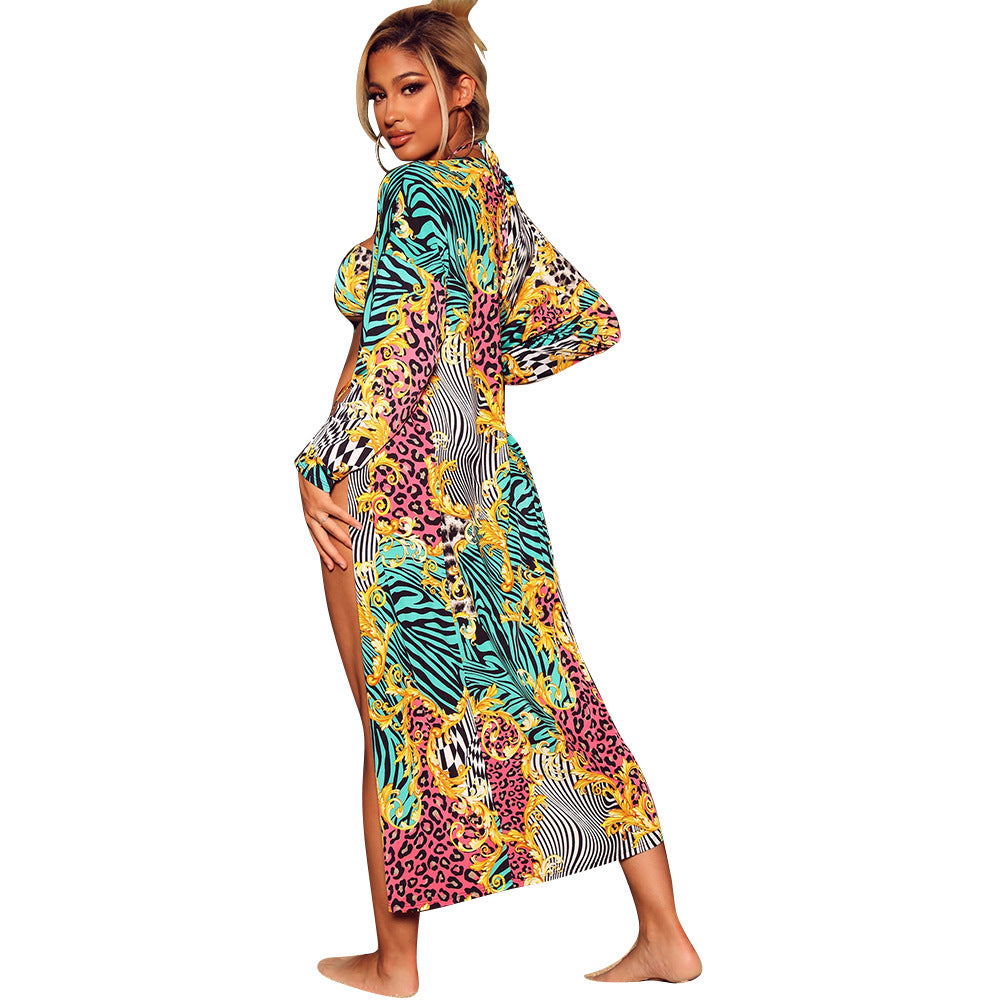 Two-piece Suit With A Shawl Swimsuit For Women
