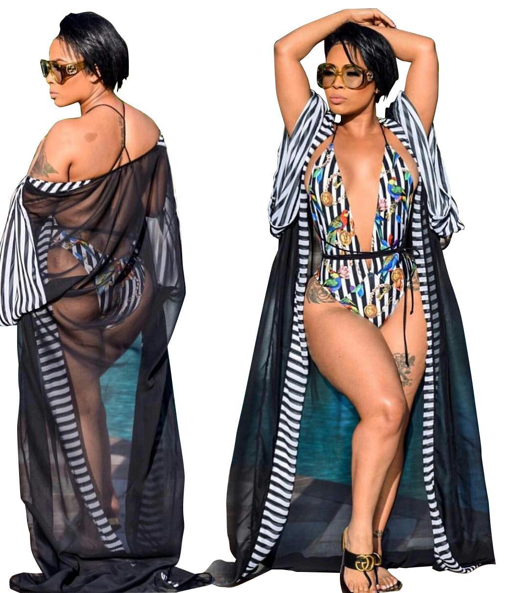 Mesh Swimsuit Elastic