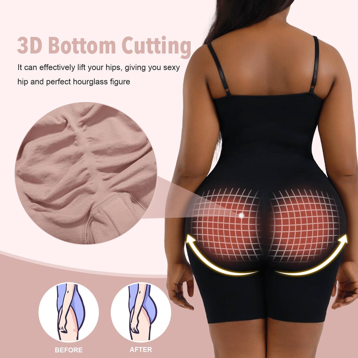 Shape wear Playsuit Seamless Bodysuit