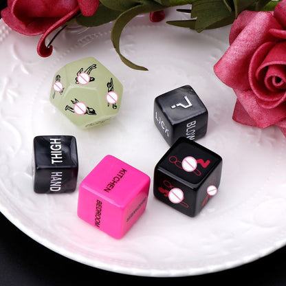 English Couple Dice Supplies 5 Sets
