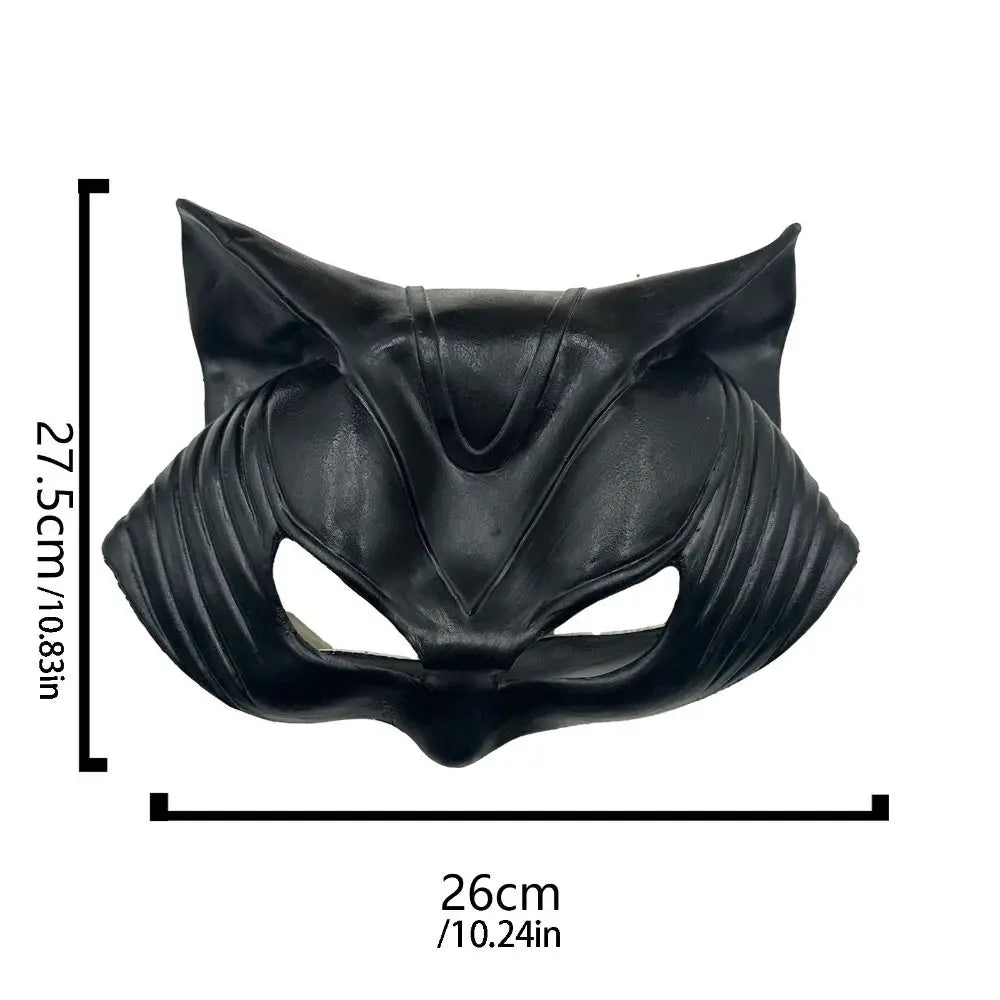 Catwoman Latex Mask — Sculpted Cat-Ear Face Mask