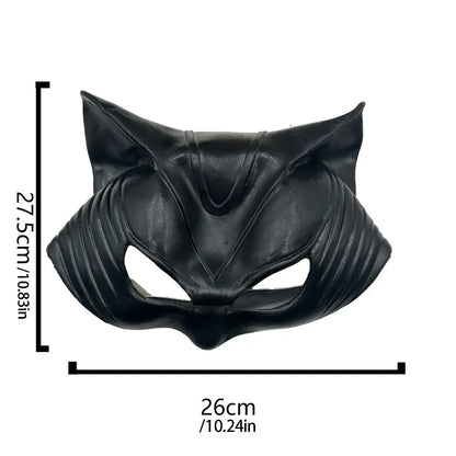 Catwoman Latex Mask — Sculpted Cat-Ear Face Mask