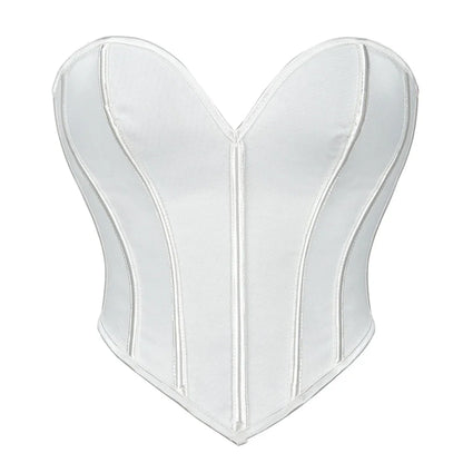 Corsets Crop Tops Golden Printed Bustiers