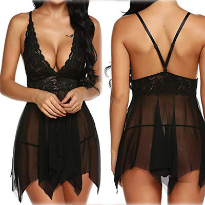 Mesh sling nightdress
