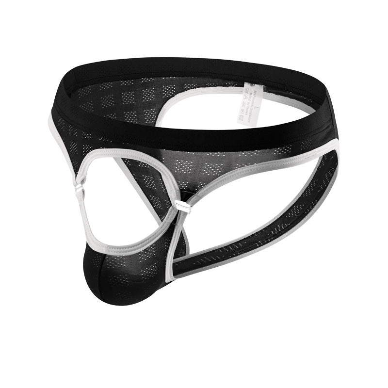 Men's Ice Silk Thong Underwear Fashion