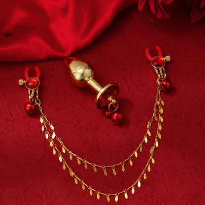 Female Bell Nipple Clip Toy