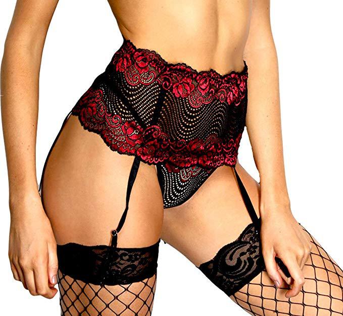 Erotic Tightening Suspenders Suit