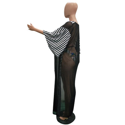 Mesh Swimsuit Elastic