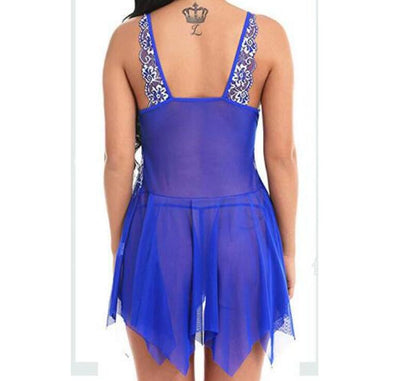 Embroidered irregular nightdress