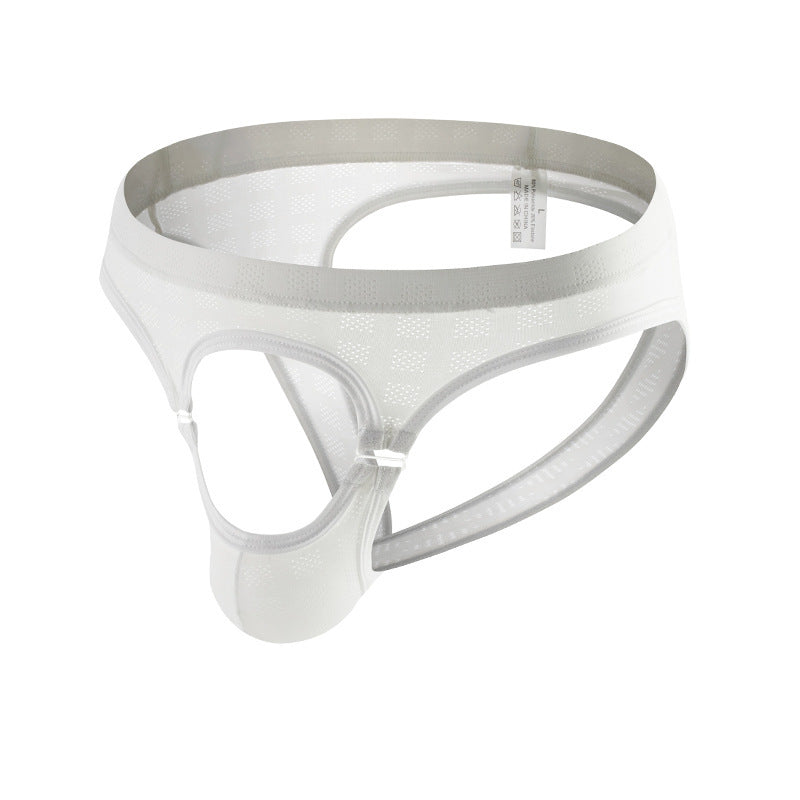 Men's Ice Silk Thong Underwear Fashion