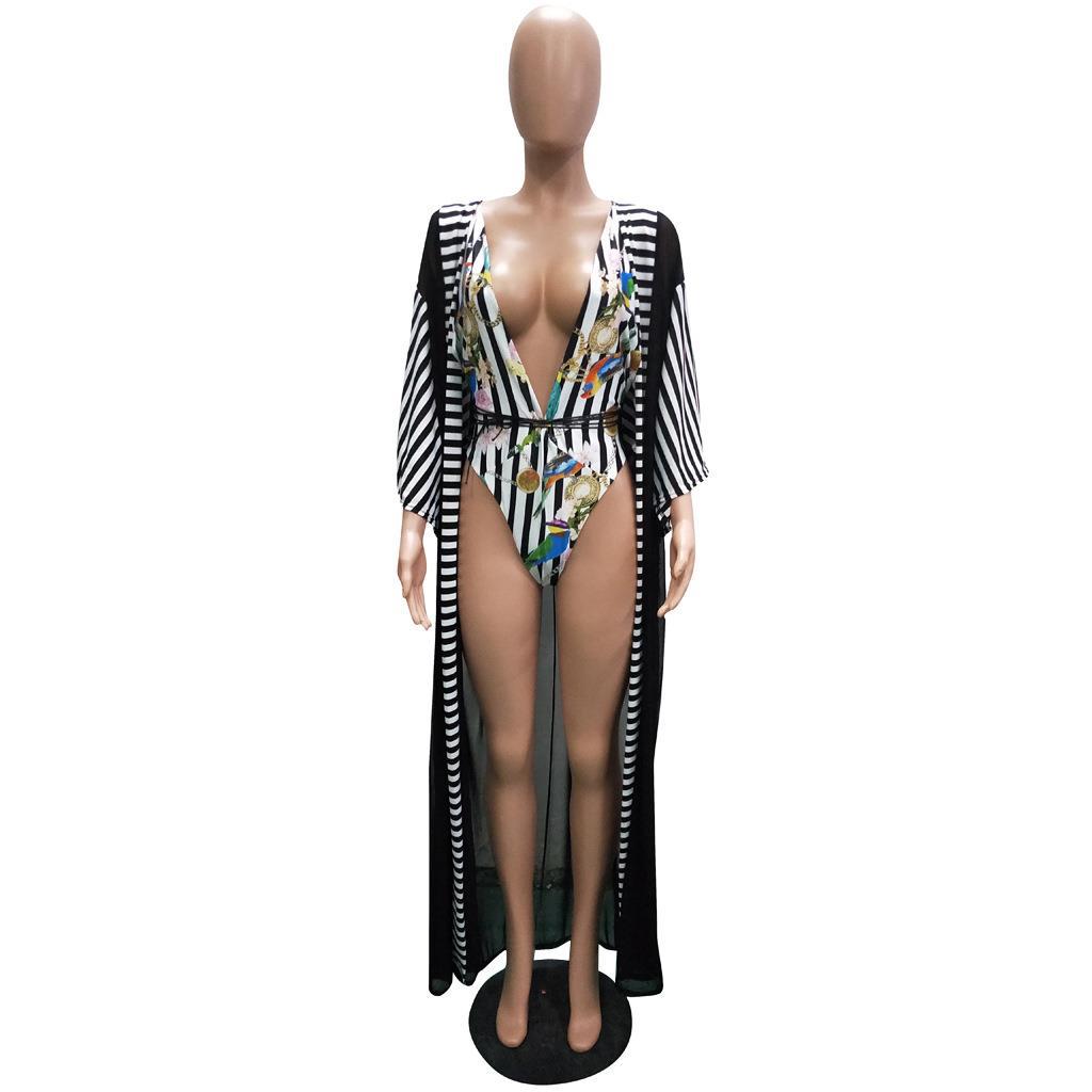 Mesh Swimsuit Elastic