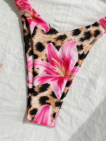 Tube Top Sexy Split Bikini Swimsuit For Women