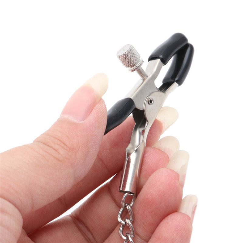 Metal Chain Double Nipple Clip