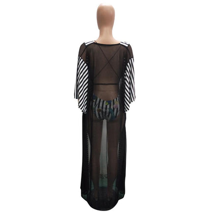 Mesh Swimsuit Elastic