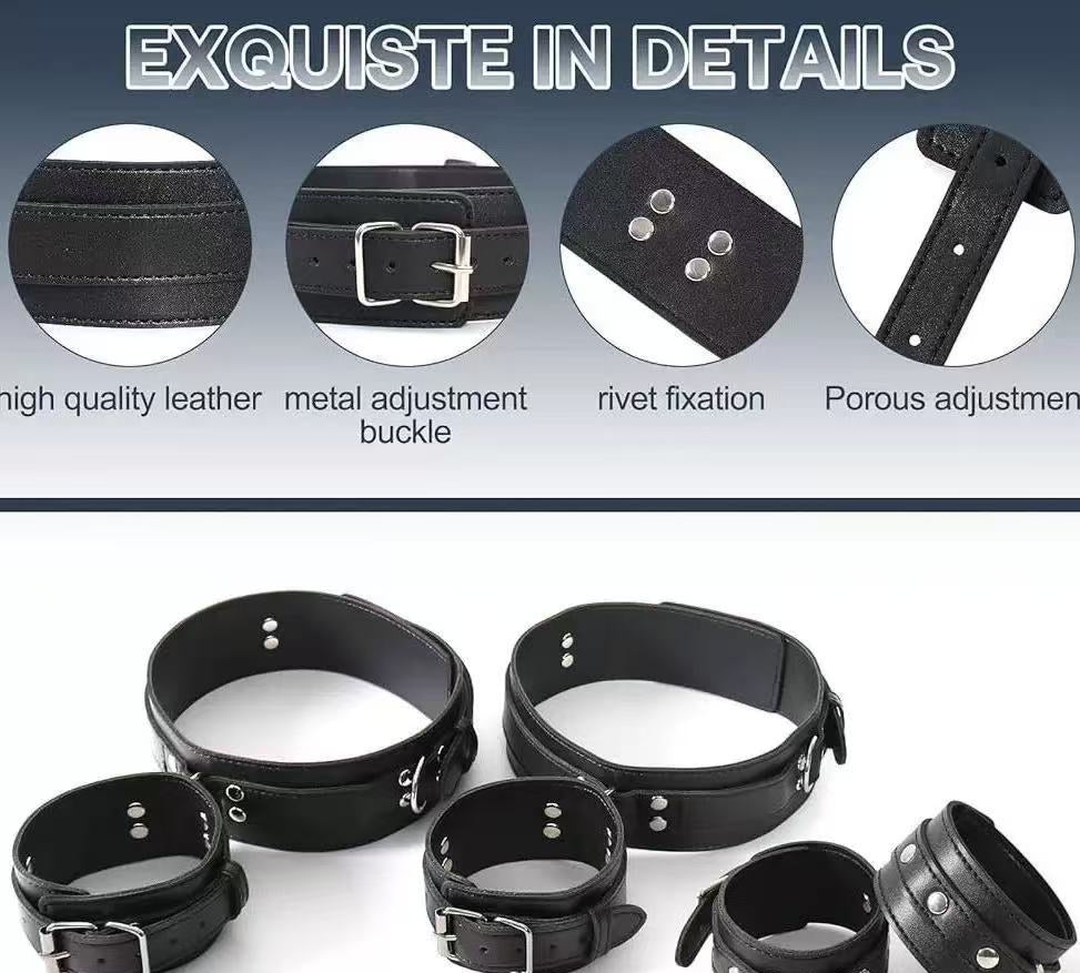 Leather Couples Bondage Set