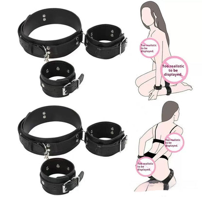 Leather Couples Bondage Set