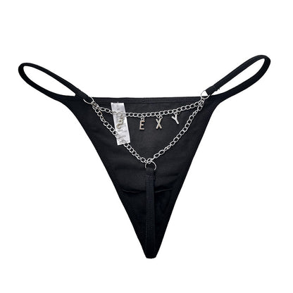 Chain V Pants  Metal Thong