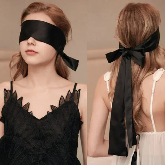 Satin Silk Sleep Mask Sexy for Women Silk Eye Cover Savour Eye Patches