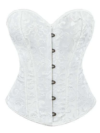Corset Bone Clothing Steel Boned Sexy Court Corset Laced Waist Cincher