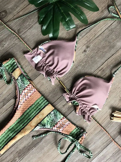 Micro Bikinis Sexy Swimwear Women Push-up Swimsuit