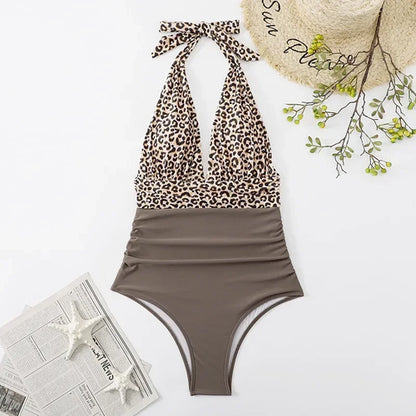 Fashion Printed One Piece Swimsuit Women Bathing Suit Sexy Bikinis