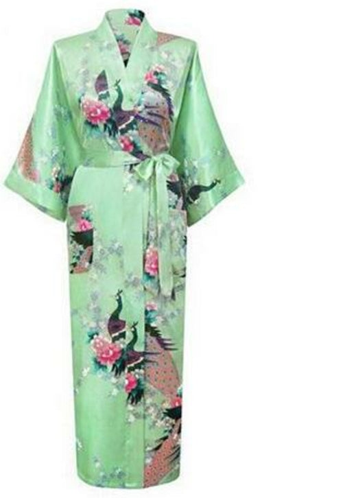 Silk Kimono Robe Bathrobe Women Satin Robe Silk Robes Night Sexy Robes