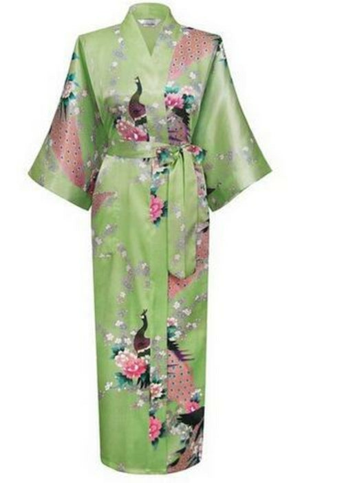 Silk Kimono Robe Bathrobe Women Satin Robe Silk Robes Night Sexy Robes