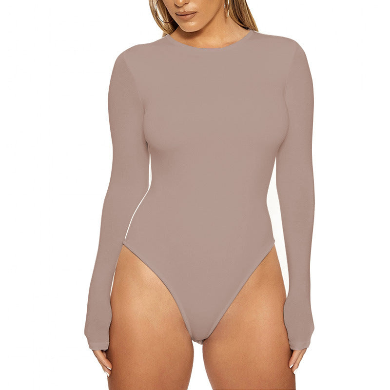 High-elastic One-piece Bodysuit For Women Outerwear And Base-layer Yoga Wear