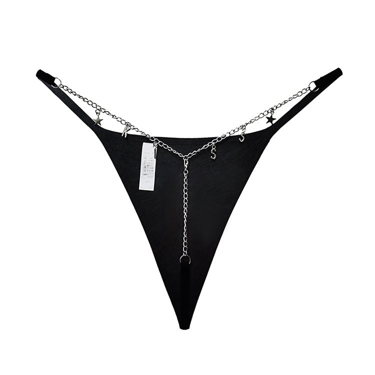 Chain V Pants  Metal Thong