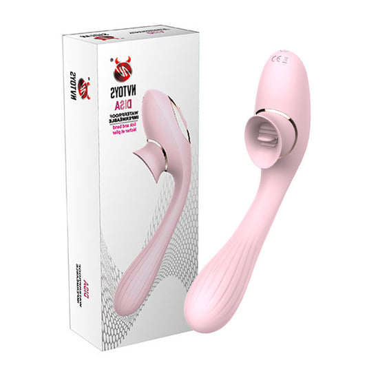 Bending Tongue Licking Vibrator Women's Masturbation Device Massage