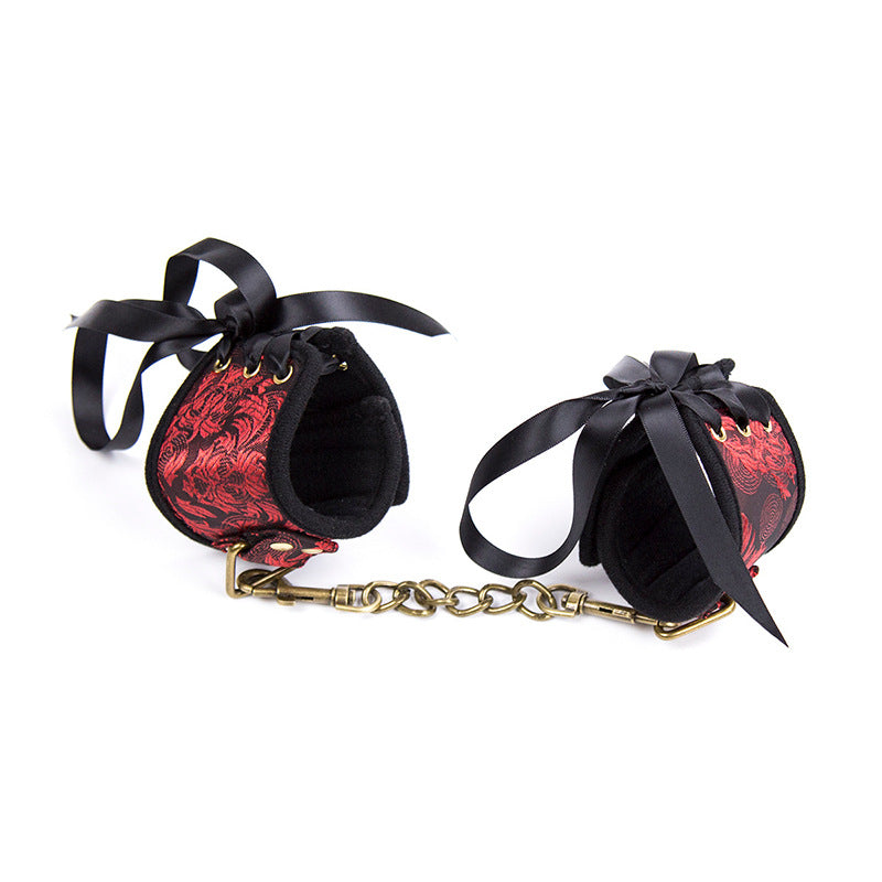 Handcuffs Retro Embroidery Chinese Style Footcuff Sexy Toys / bondage set