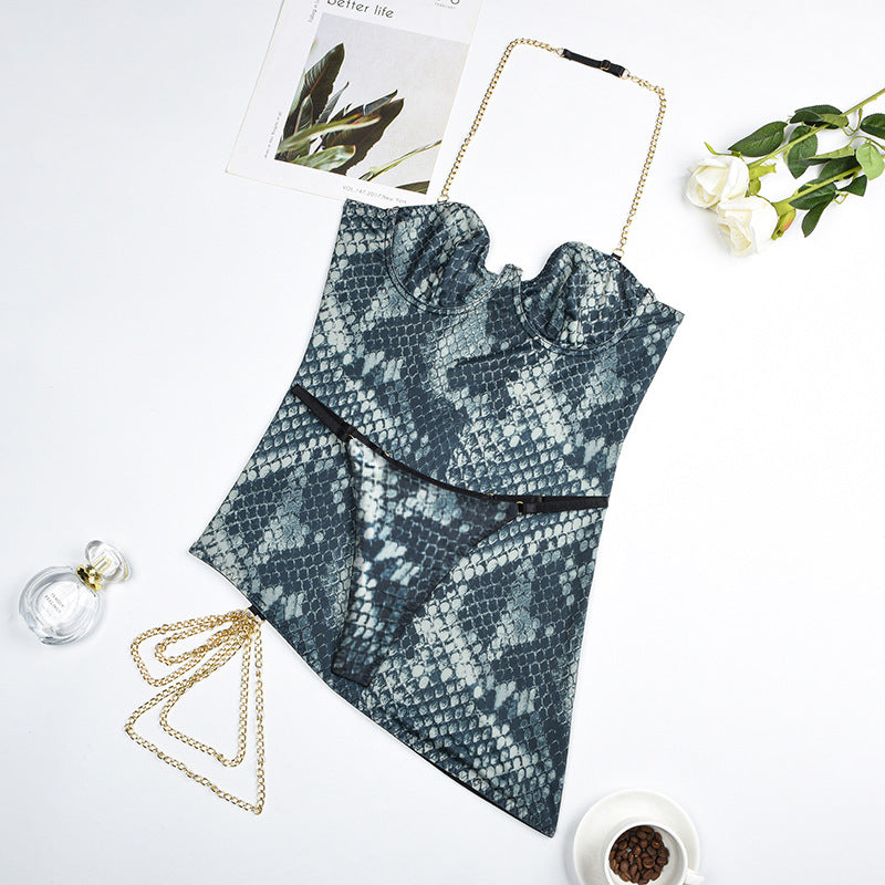 Backless Body Shaping Dress Two-piece Set