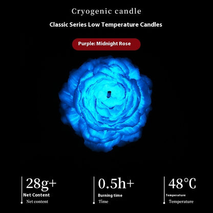 Luminous Low Temperature Candles Wax Drip Aromatherapy Gradient Rose Sentiment Gift