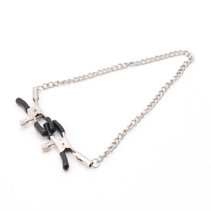 Metal Chain Double Nipple Clip
